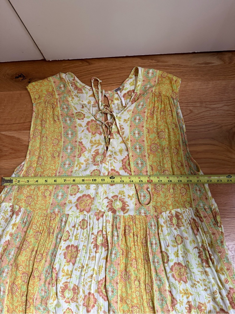 Free People Yellow Floral Midi Dress - Picture 3 of 7